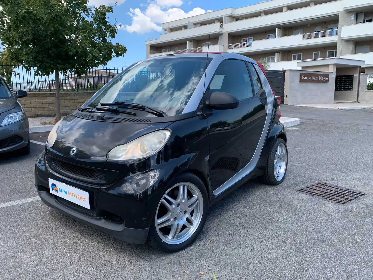 smart forTwo Fortwo II 2007 Cabrio Cabrio 1.0 mhd Pulse 71cv Nero - 1