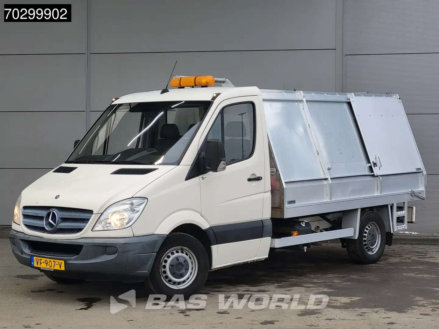 Mercedes-Benz Sprinter 313 CDI Kipper Trekhaak Airco Tipper Benne Kieper Blanc - 2