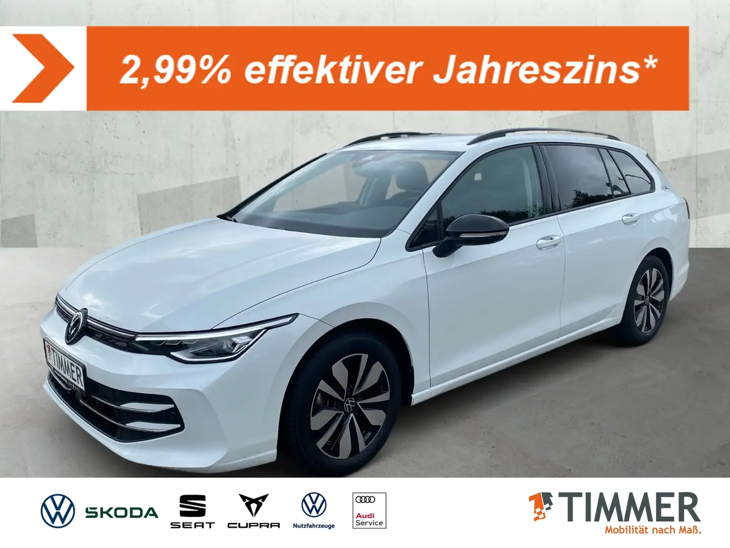 Volkswagen Golf Variant VIII Variant 1.5 eTSI DSG GOAL *AHK *LED *RKAM *A Wit - 1