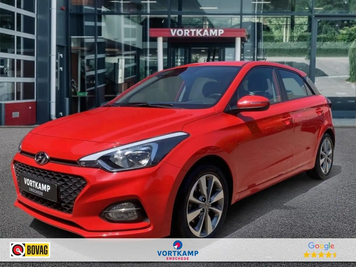Hyundai i20 1.0 T-GDI COMFORT TREKHAAK/CAMERA/NAVI/CRUISE/BLUE Rouge - 1