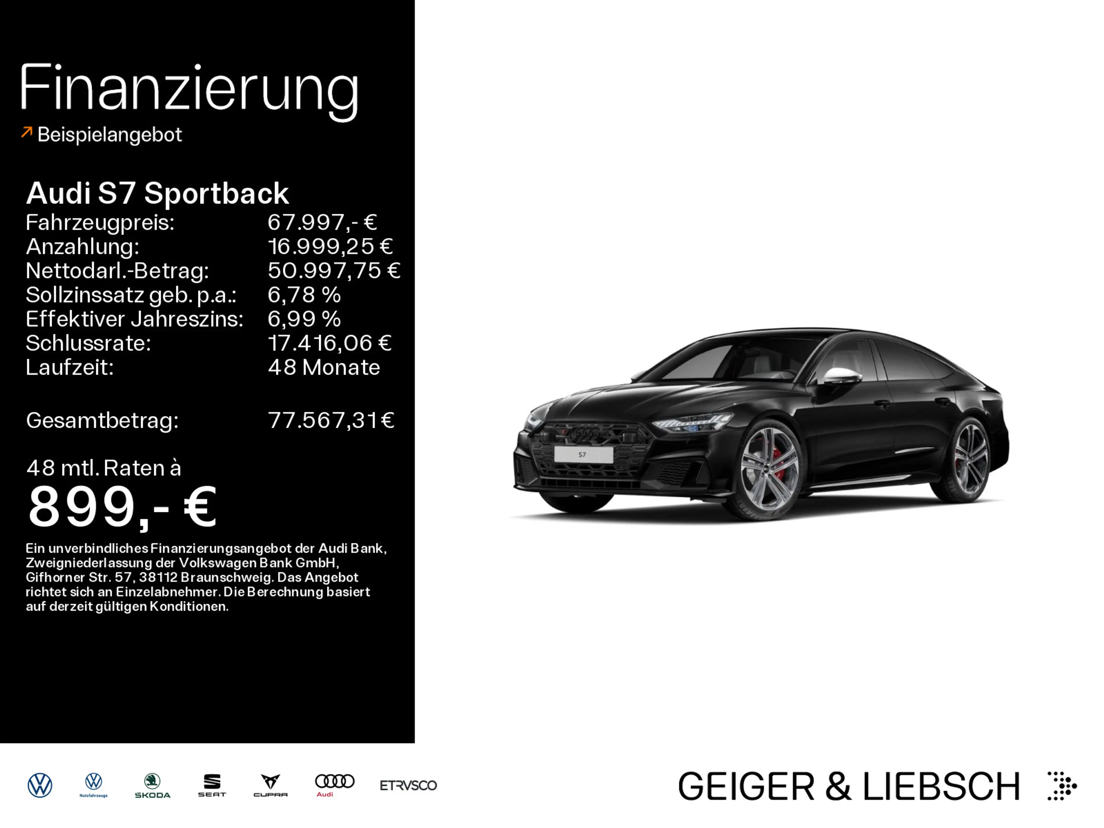 Audi S7 3.0 TDI quattro OPTIK-PAKET*HD-MATR