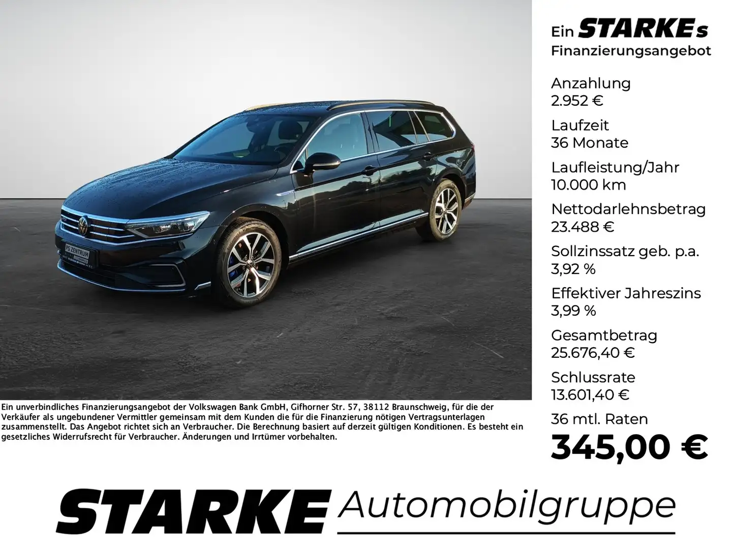 Volkswagen Passat Variant GTE 1.4 TSI eHybrid Schwarz - 1