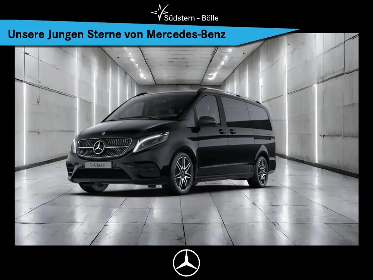 Mercedes-Benz V 250 d EDITION Lang AHK+AMG+KAMERA+NIGHTP. Noir - 1