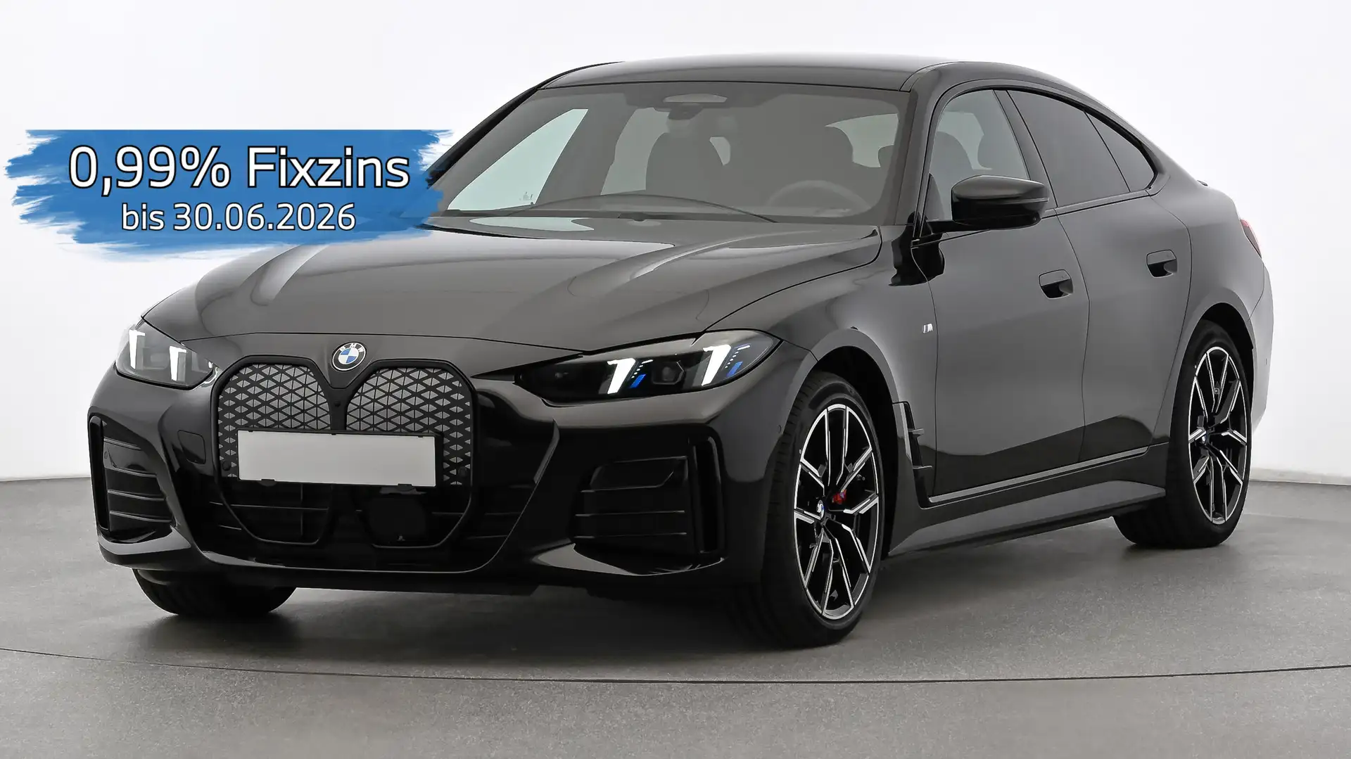 BMW i4 xDrive40 Gran Coupe G26 XE2 M Sportpaket DAB Schwarz - 1