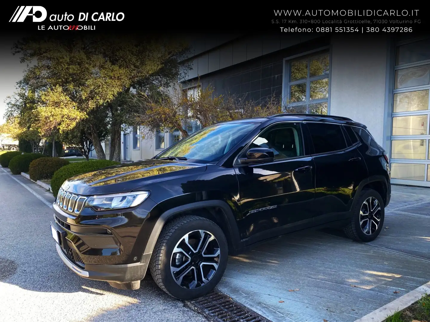 Jeep Compass Compass 1.6 Multijet II 2WD Limited Autocarro N1 Noir - 1