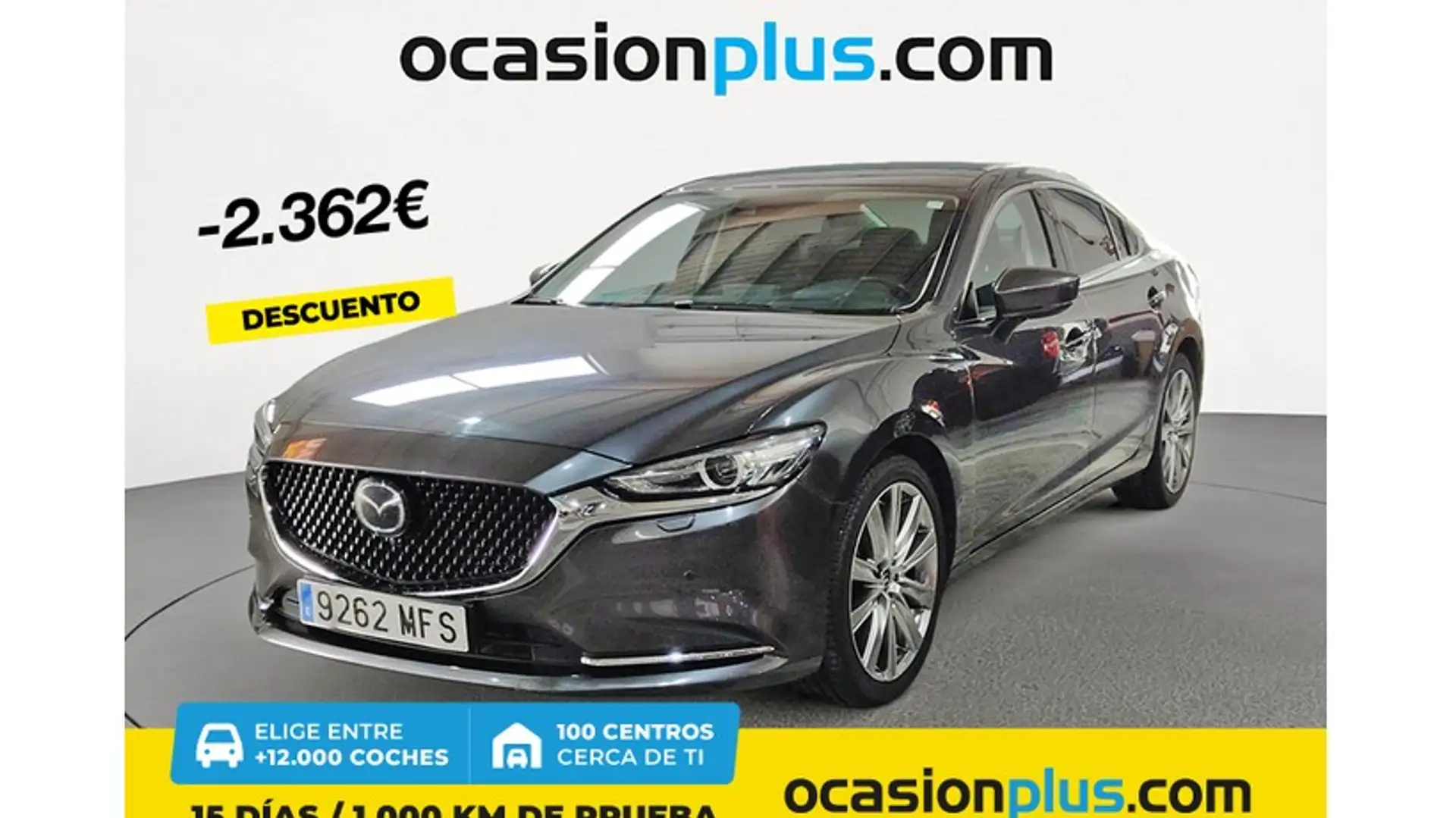 Mazda 6 2.0 Skyactiv-G Exclusive-Line 165 Gris - 1