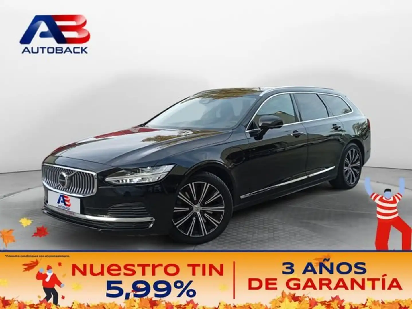 Volvo V90 2.0 T8 AWD Recharge Inscription Auto Negro - 1