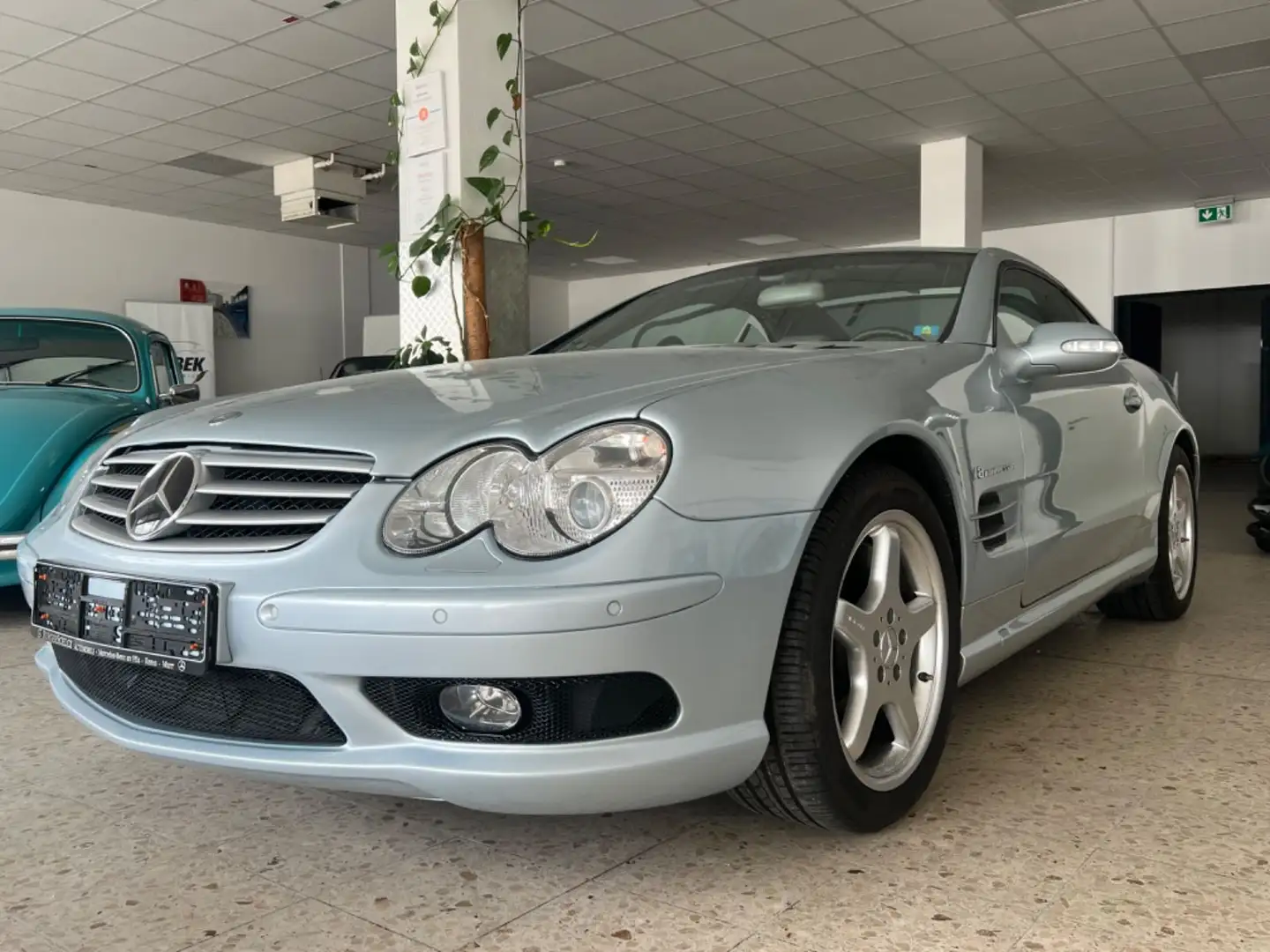 Mercedes-Benz SL 55 AMG Deutsches Fz /Scheckheft /Leder /Xenon Silber - 2