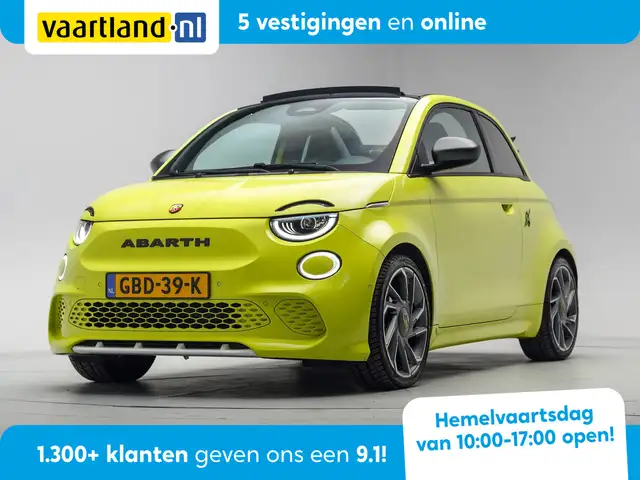 Fiat 500C Abarth Cabrio Turismo 42 kWh [ Navi Apple / Android Stoel