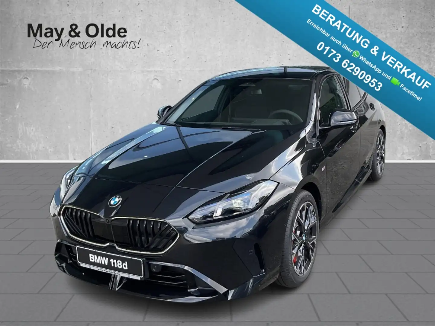 BMW 118 d M-Paket Head-Up AHK H&K 360 Kamera Schwarz - 1