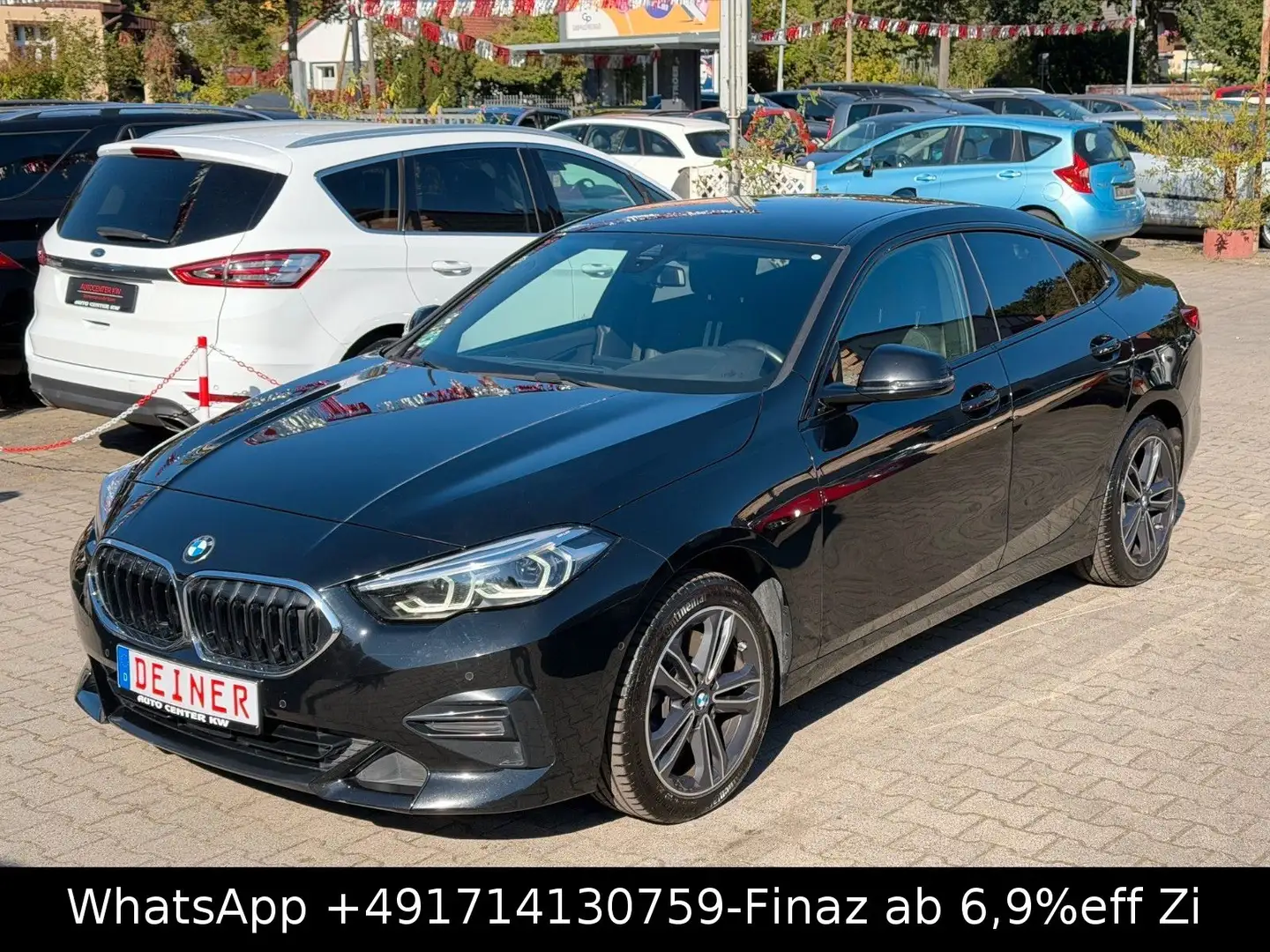 BMW 220 Gran Coupé-AUTO-NAVI-LED-KAM-M-SpH-SO+WINTER Schwarz - 1
