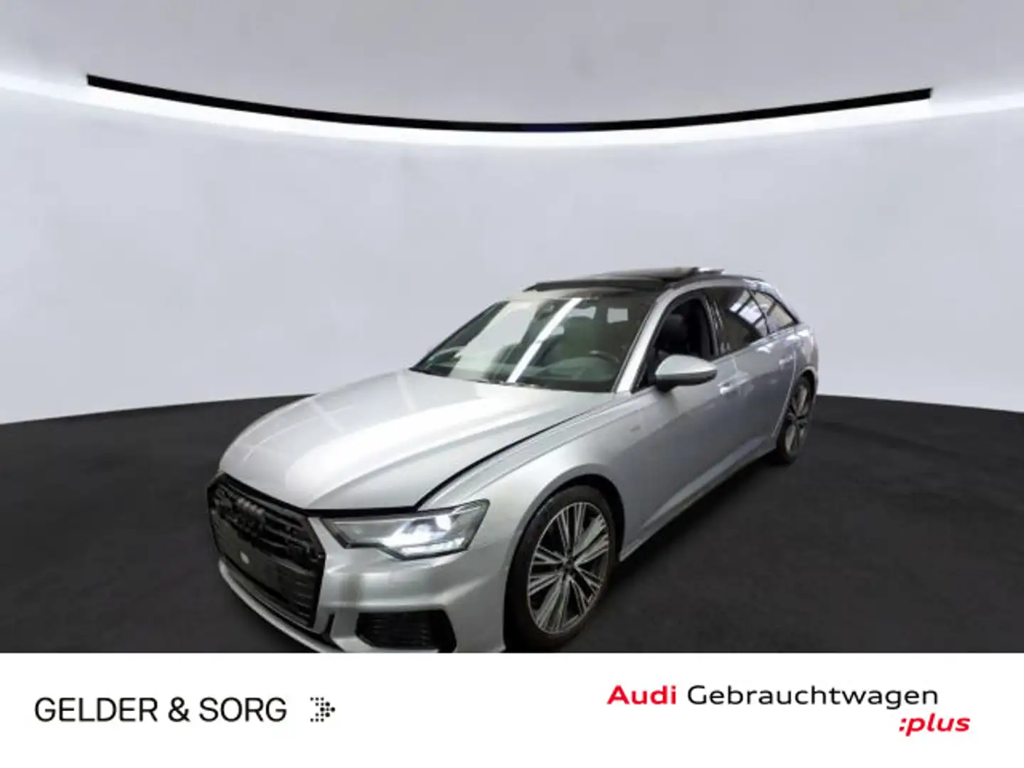 Audi A6 55 TFSI qu. S Line Sport*20Z*Leder*Pano Silber - 1