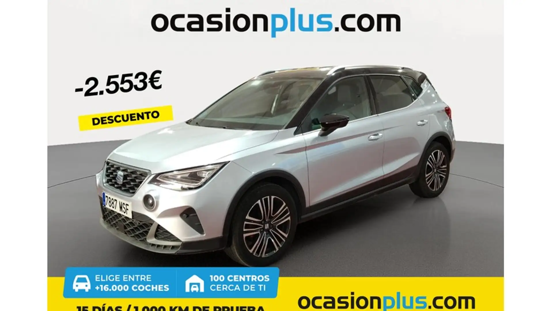 SEAT Arona 1.0 TSI S&S FR XM 115 Plateado - 1
