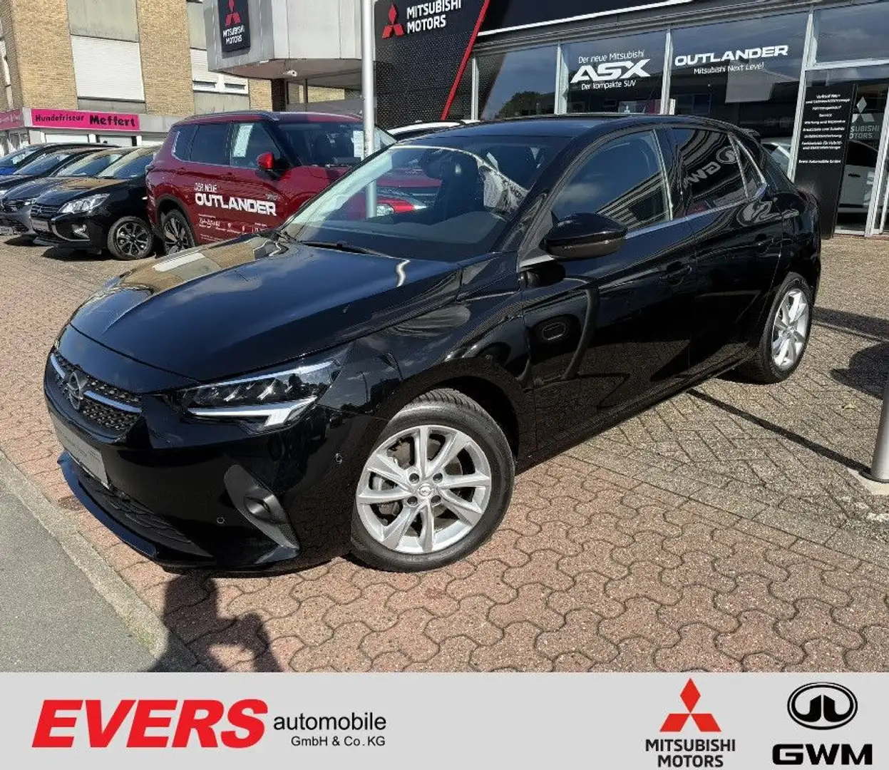 Opel Corsa 1.2 Elegance *Automatik *LED *SHZ *PDC Schwarz - 1