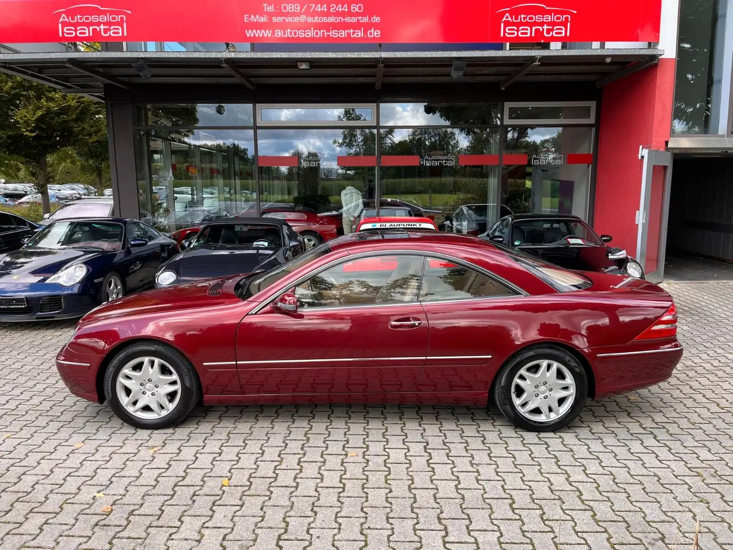 Mercedes-Benz CL 500 Coupe - 2. Hd.-MB-Scheckheft Rosso - 1