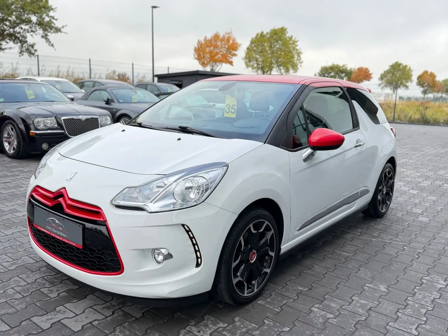 Citroen DS3 Red Edition 1.6 Leder Navi Weiß - 1