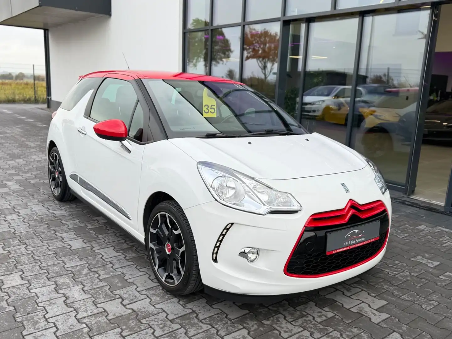 Citroen DS3 Red Edition 1.6 Leder Navi Weiß - 2