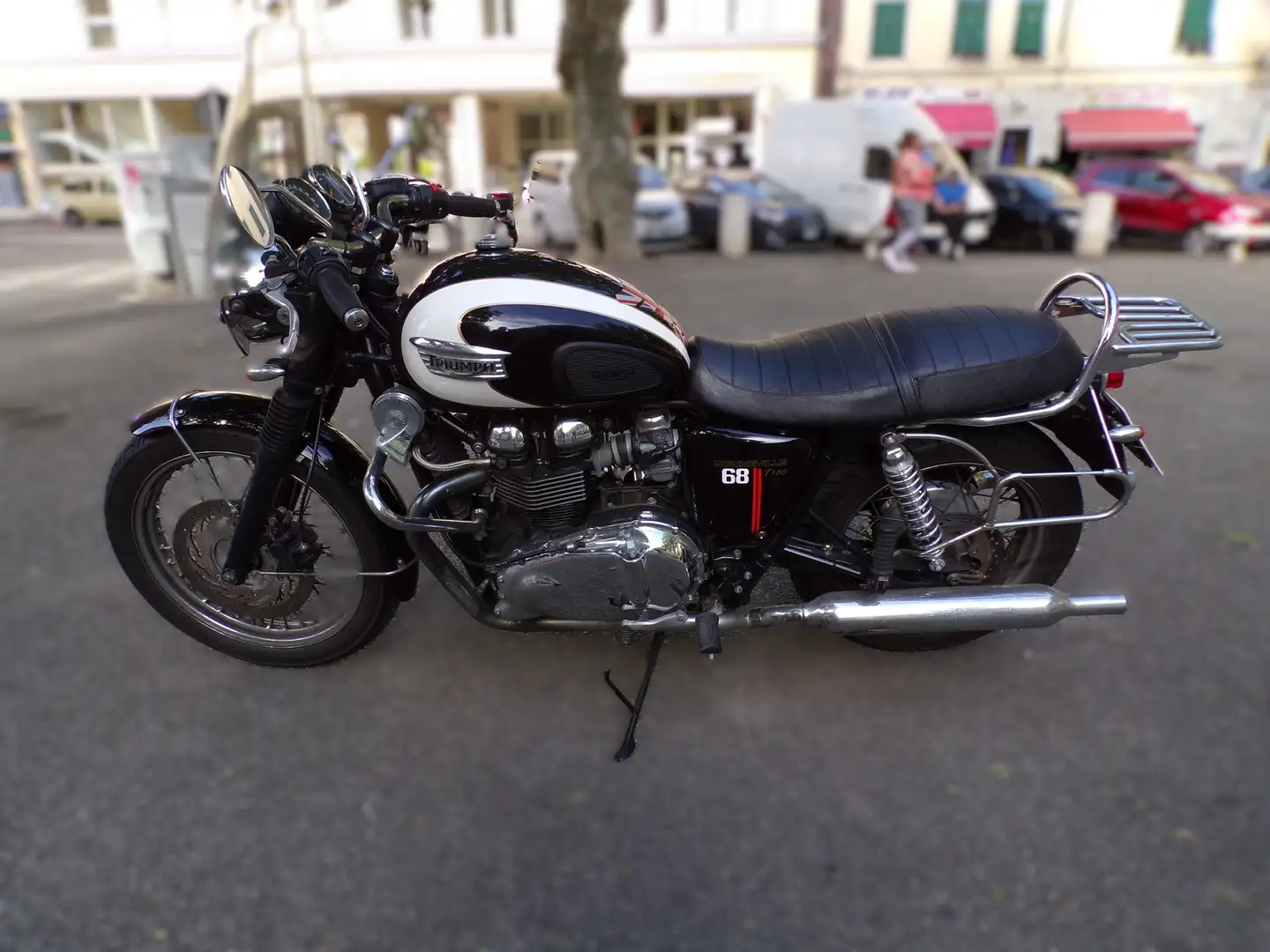 Triumph Bonneville T100 Black Special Edition Possibile Garanzia 12 mesi! Negru - 1