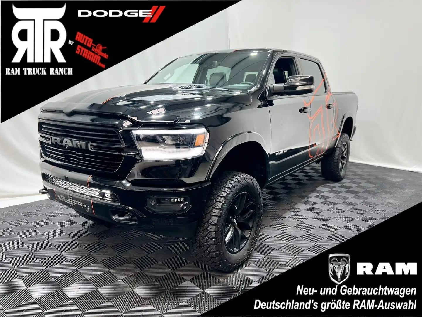 Dodge RAM 1500 Laramie Crew Cab 4x4 *RTR Umbau* Noir - 1