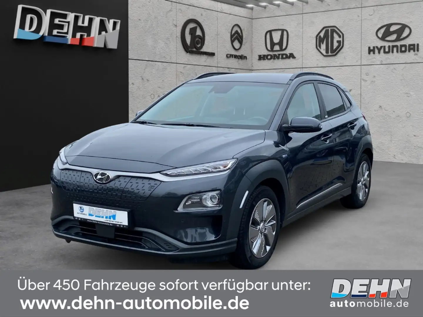 Hyundai KONA EV Style 64kW Style AHK Navi-/Assistenz-P. Schwarz - 2