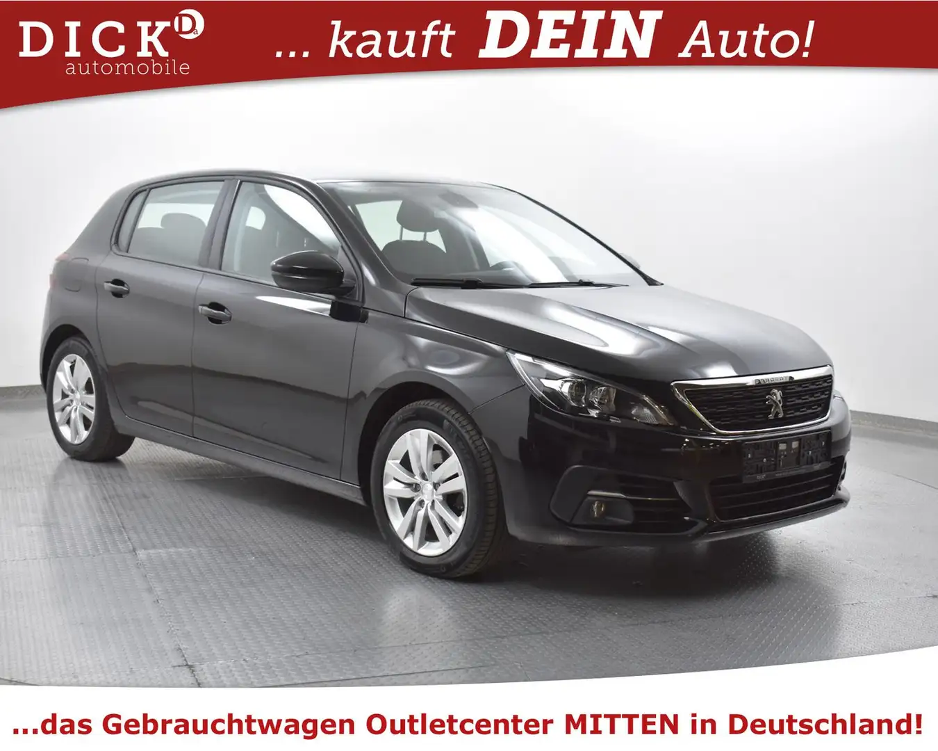 Peugeot 308 1.2 e-THP Active Pack NAVI+PDC+SERVICE NEU Noir - 1