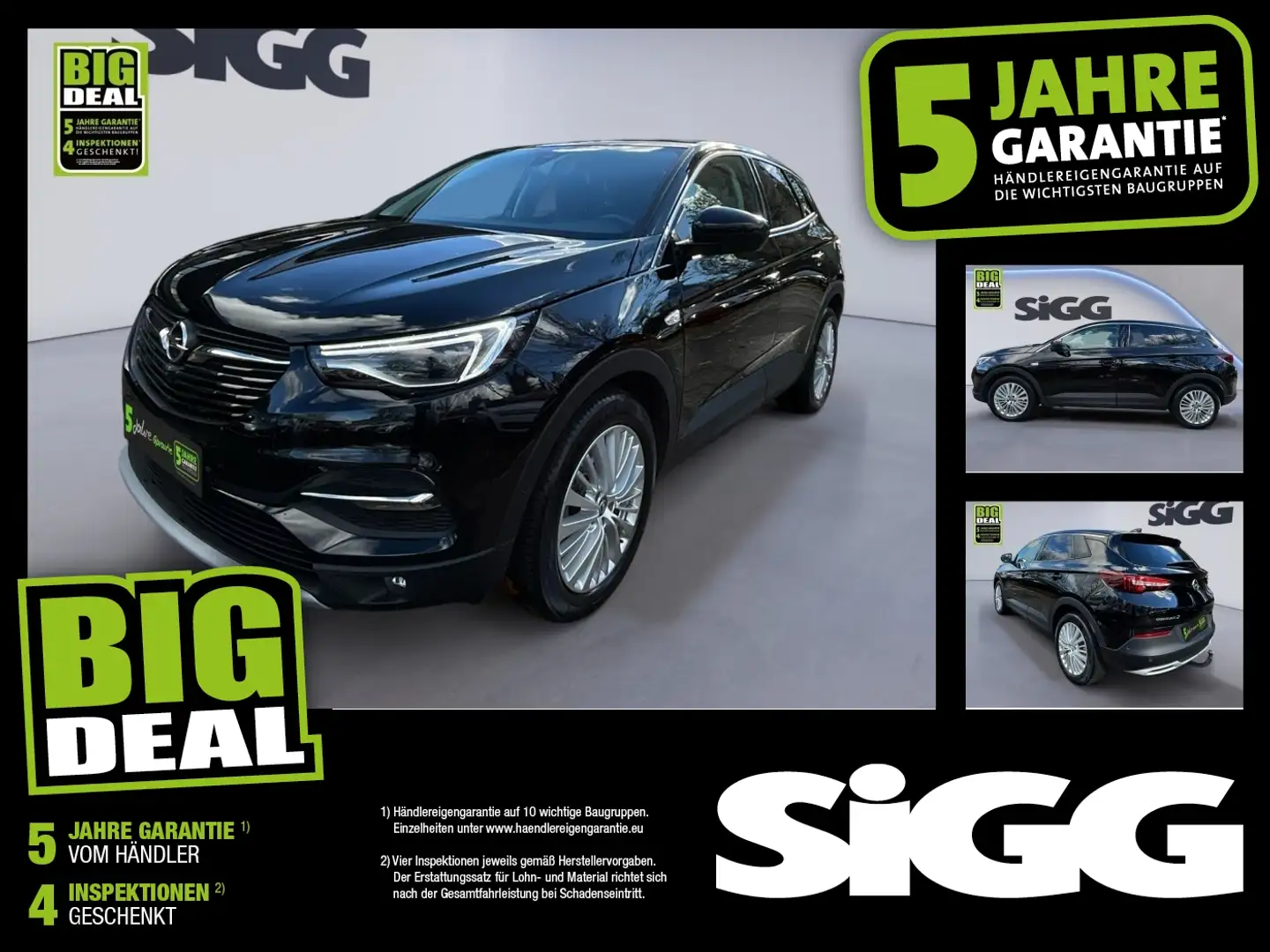 Opel Grandland Innovation 2xKlima, 360 Grad Kamera Noir - 1