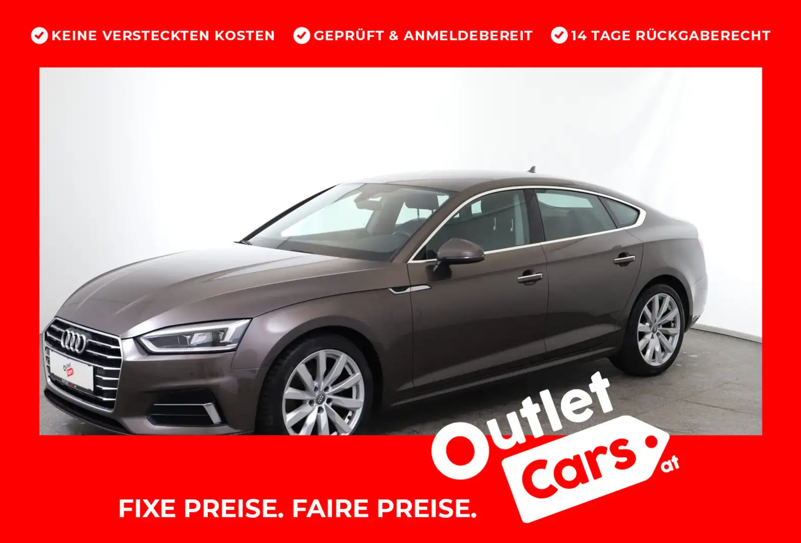 Audi A5 35 TDI Brun - 1