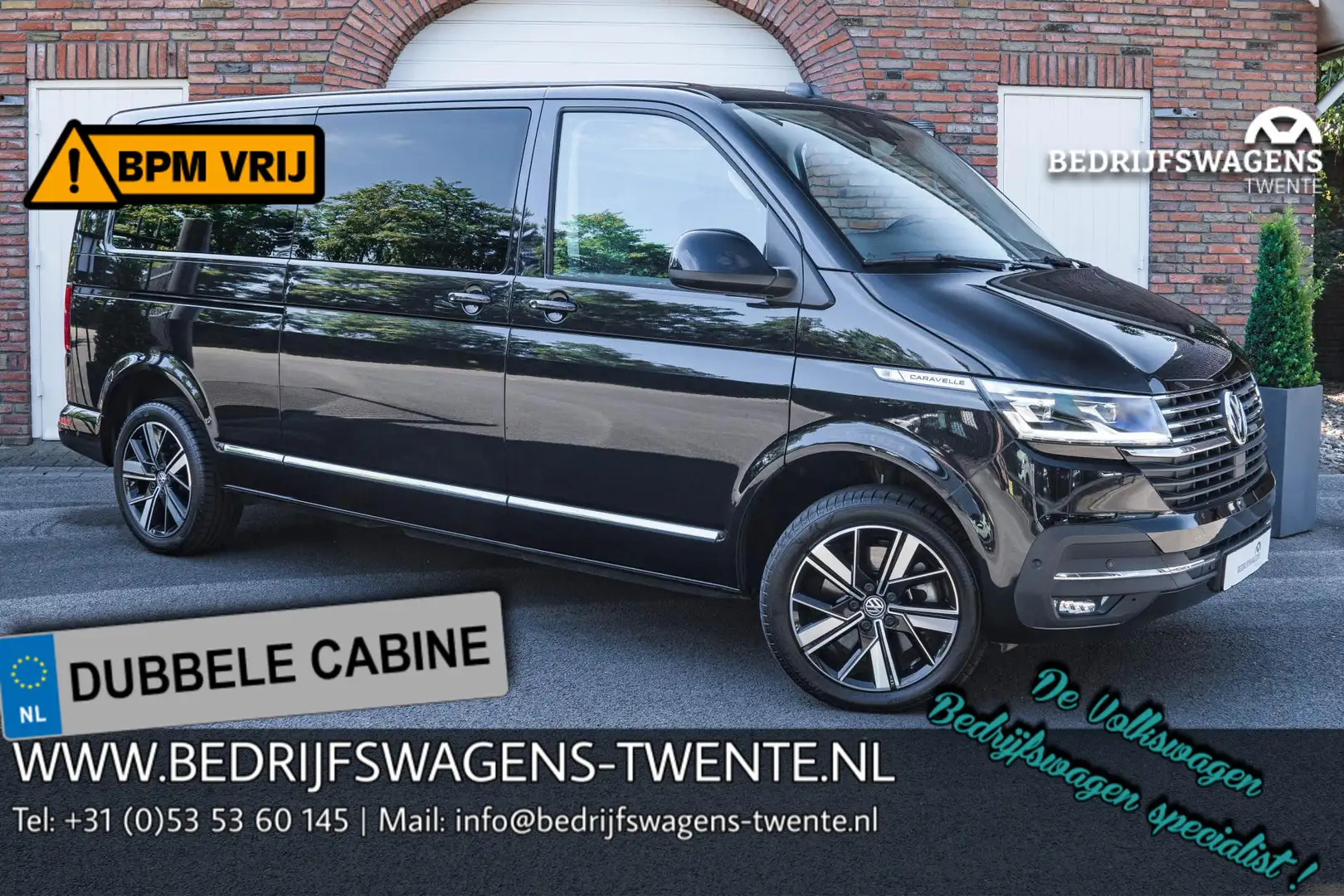 Volkswagen T6.1 Caravelle 2.0 TDI 204 PK DSG L2H1 A-KLEP ACC | LED | Leder | Noir - 1