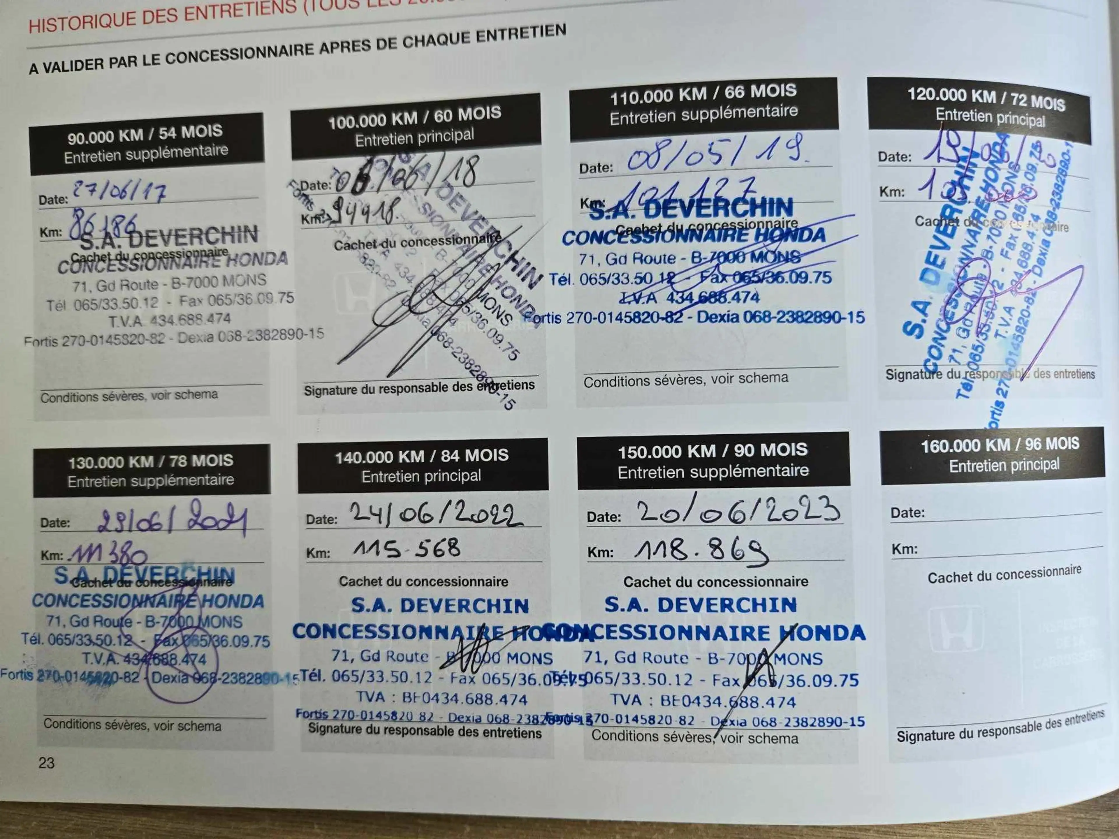 Honda Accord 2.0i 16v 121000Km carnet complet — photo 4