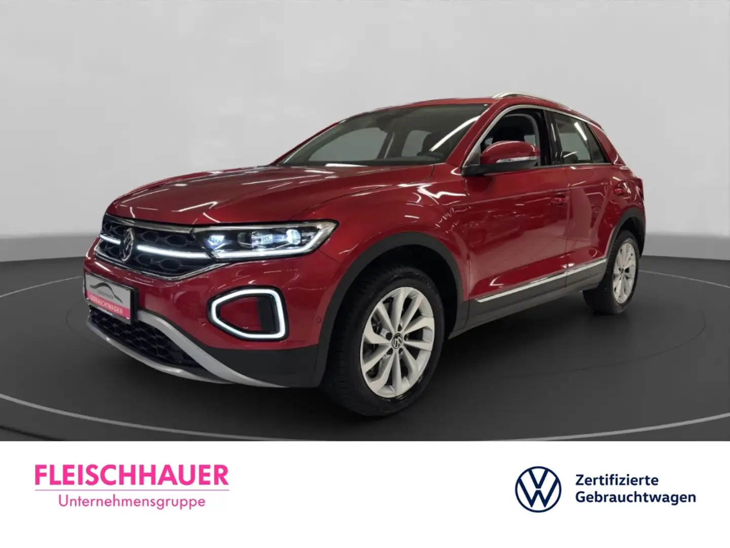 Volkswagen T-Roc Style 2.0 TDI DSG+Matrix+Navi+AHK+App-connect+Alar Rot - 1