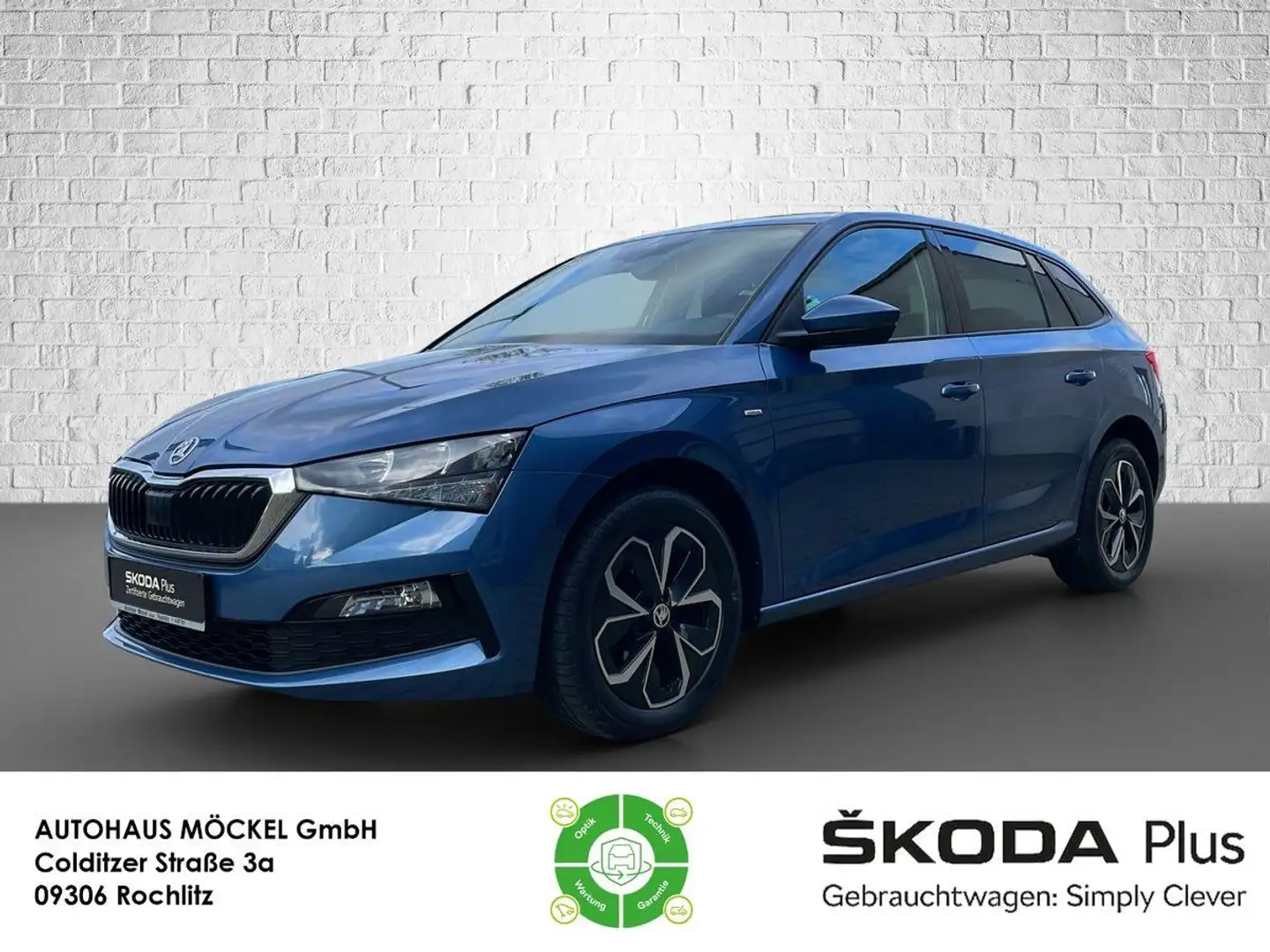 Skoda Scala 1.0 TSI Drive 85 kW DSG/LED/NAVI Blau - 1