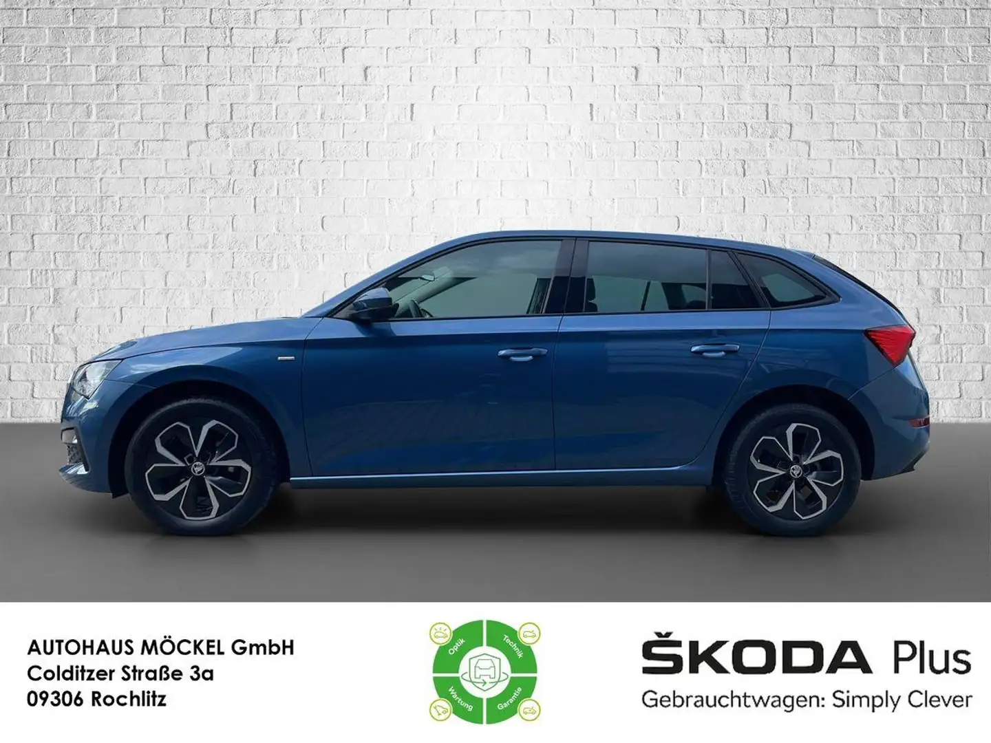 Skoda Scala 1.0 TSI Drive 85 kW DSG/LED/NAVI Blau - 2