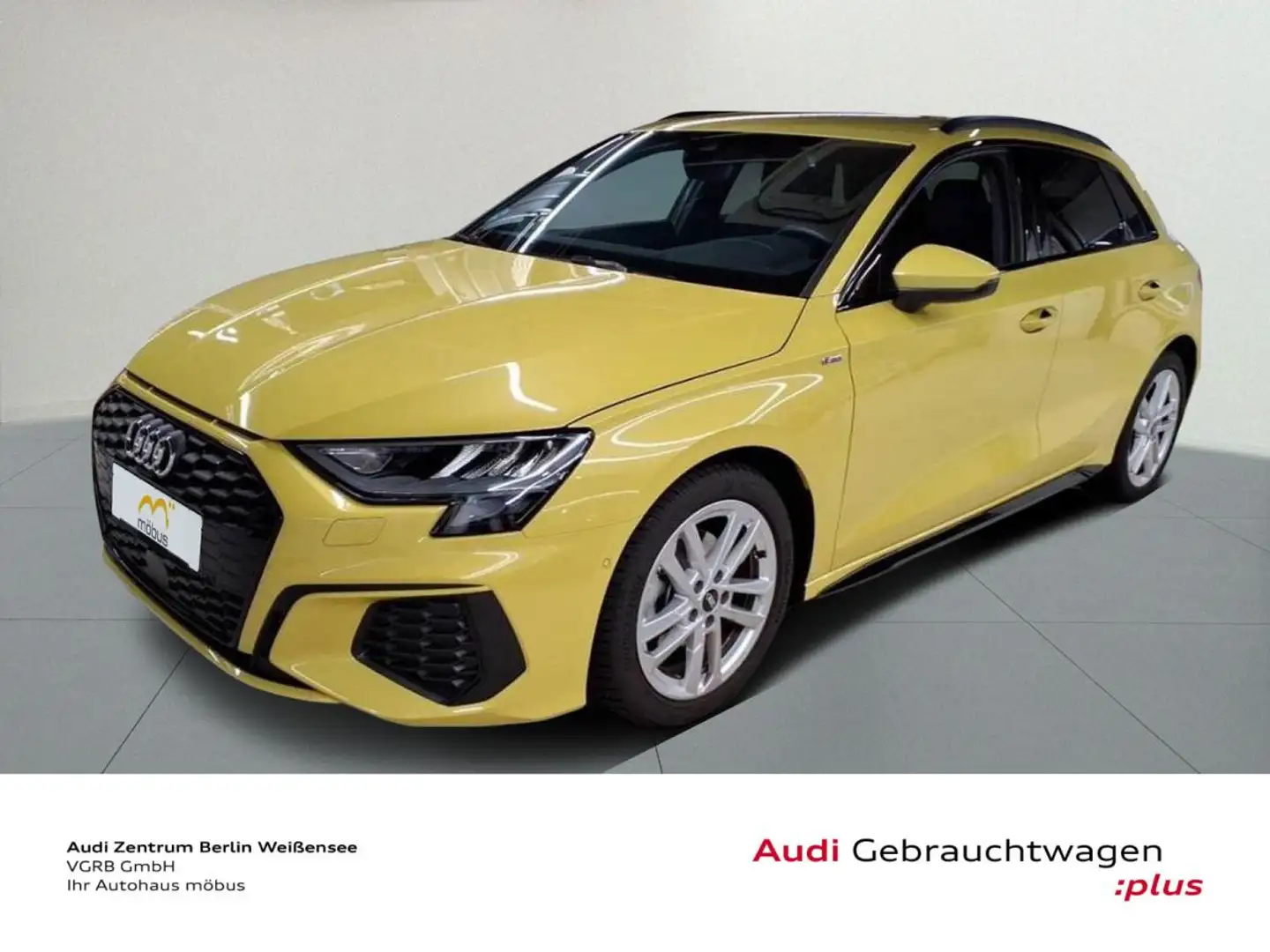 Audi A3 Sportback 30 TDI S-TRO*NUR BIS 30.06.!*S-LINE*LED* Gelb - 1