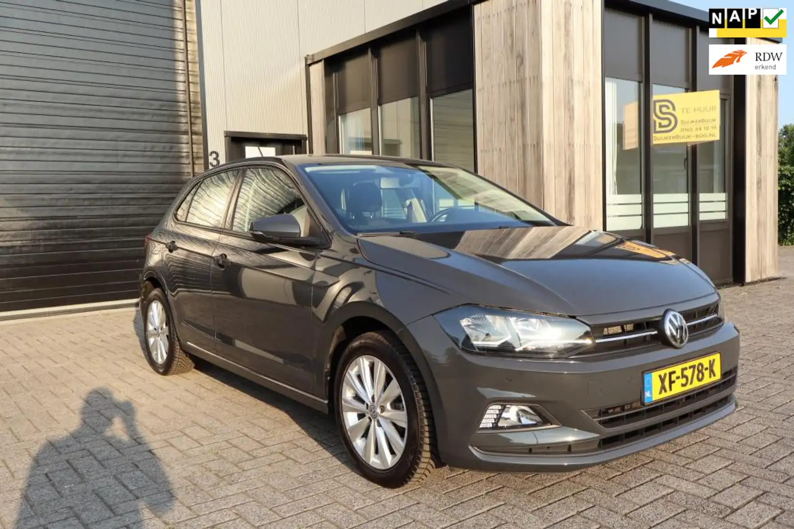 Volkswagen Polo 1.0 TSI Comfortline ACC| PDC|DSG|CRUISE|NAVI|AUTOM Grijs - 1