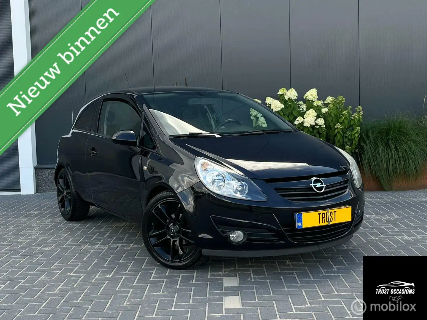 Opel Corsa OPC 1.4 APK AIRCO SENSOREN SPORT BLACK ON BLACK Zwart - 1