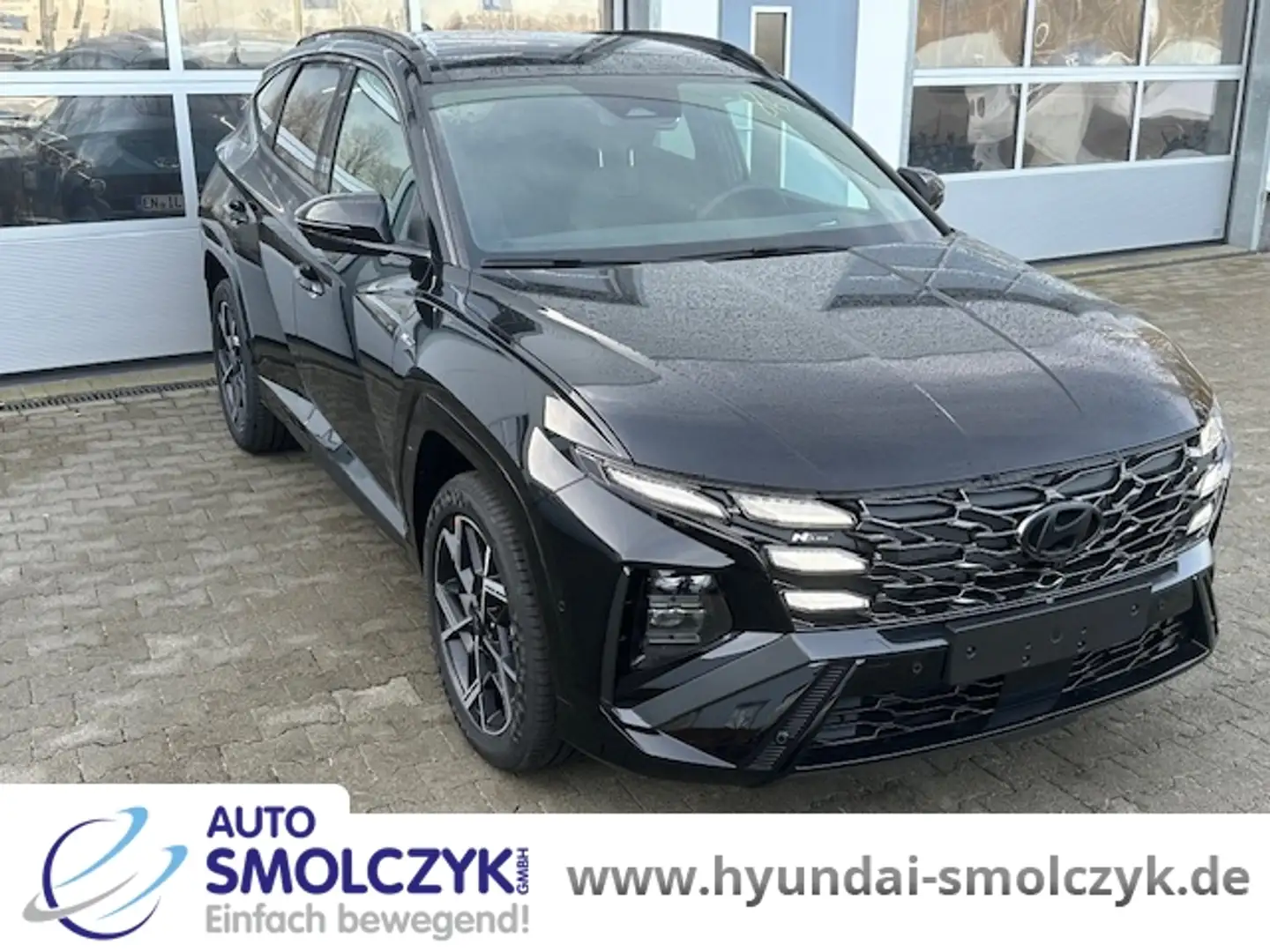 Hyundai TUCSON 1.6 T 7-DCT 4WD 48V N-LINE+GIG KEY+PANOD Schwarz - 2
