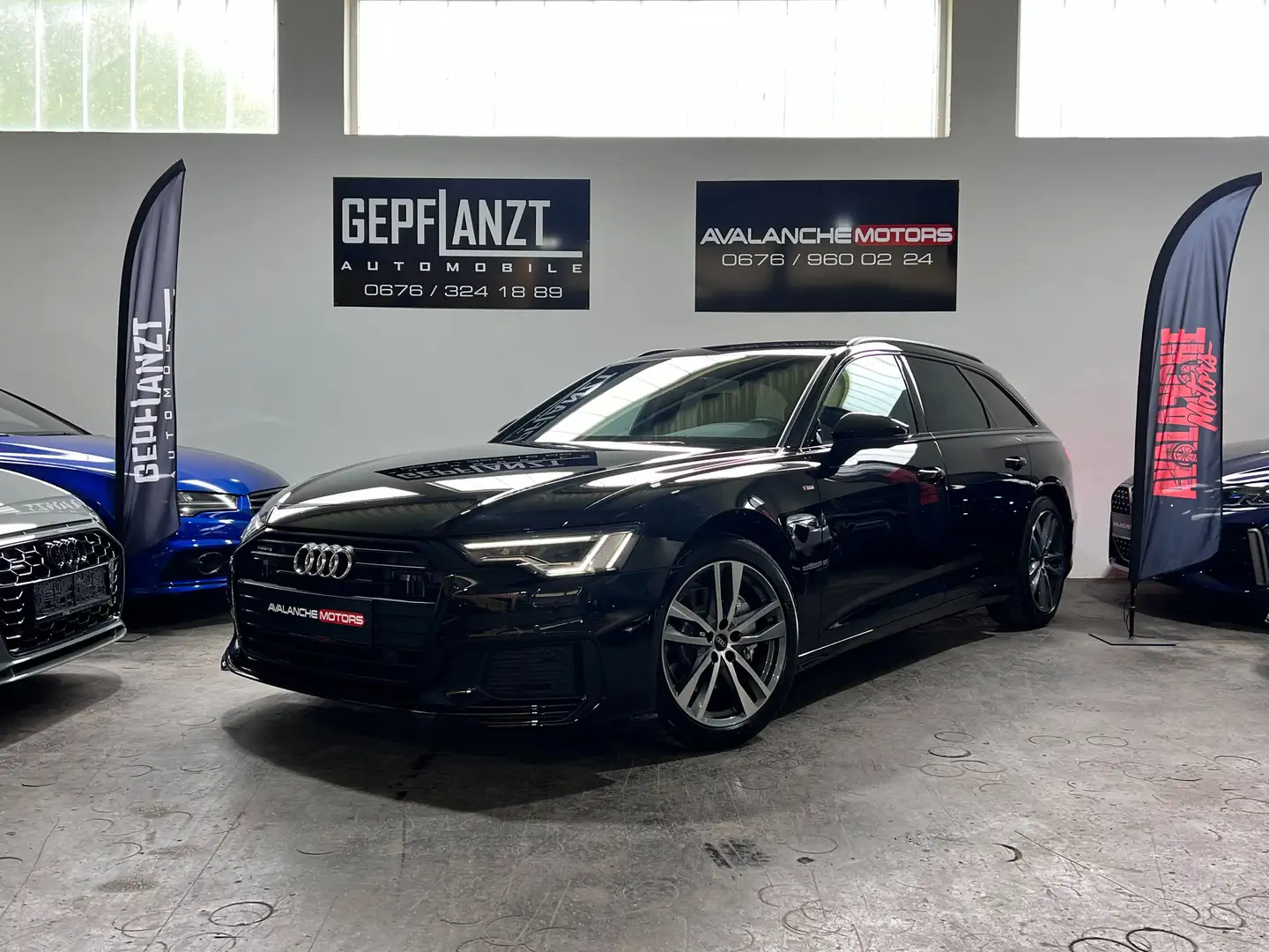 Audi A6 45TDI Sport Quattro 3XS-LINE MATRIX OP-BLACK PRIV Noir - 2