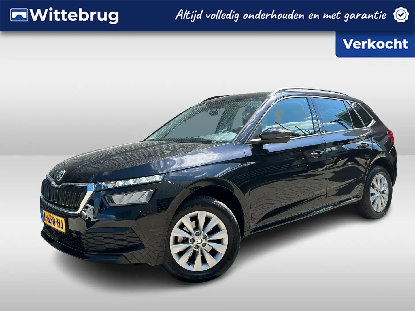 Skoda Kamiq 1.0 TSI Ambition / Airco / LED / Parkeersensoren / Noir - 1