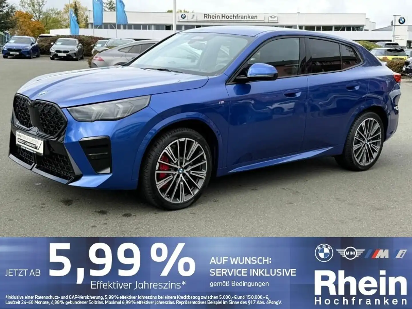 BMW X2 sDrive20i M Sportpaket Pro HUD 360 AHK ACC Blau - 1