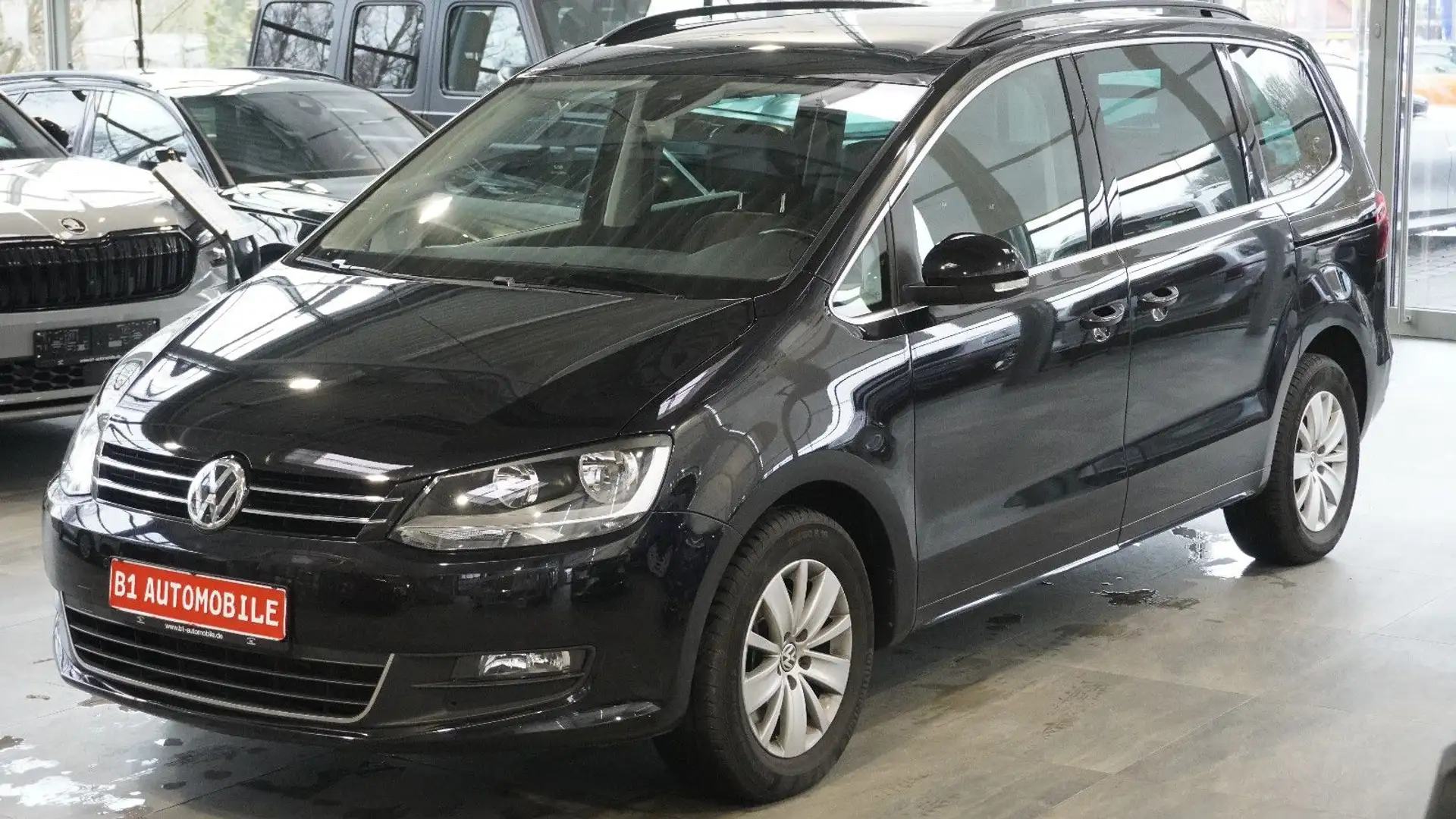 Volkswagen Sharan 2.0 TDI DSG *ACC*AHK*STAHZ*7 SITZ*LED Schwarz - 1