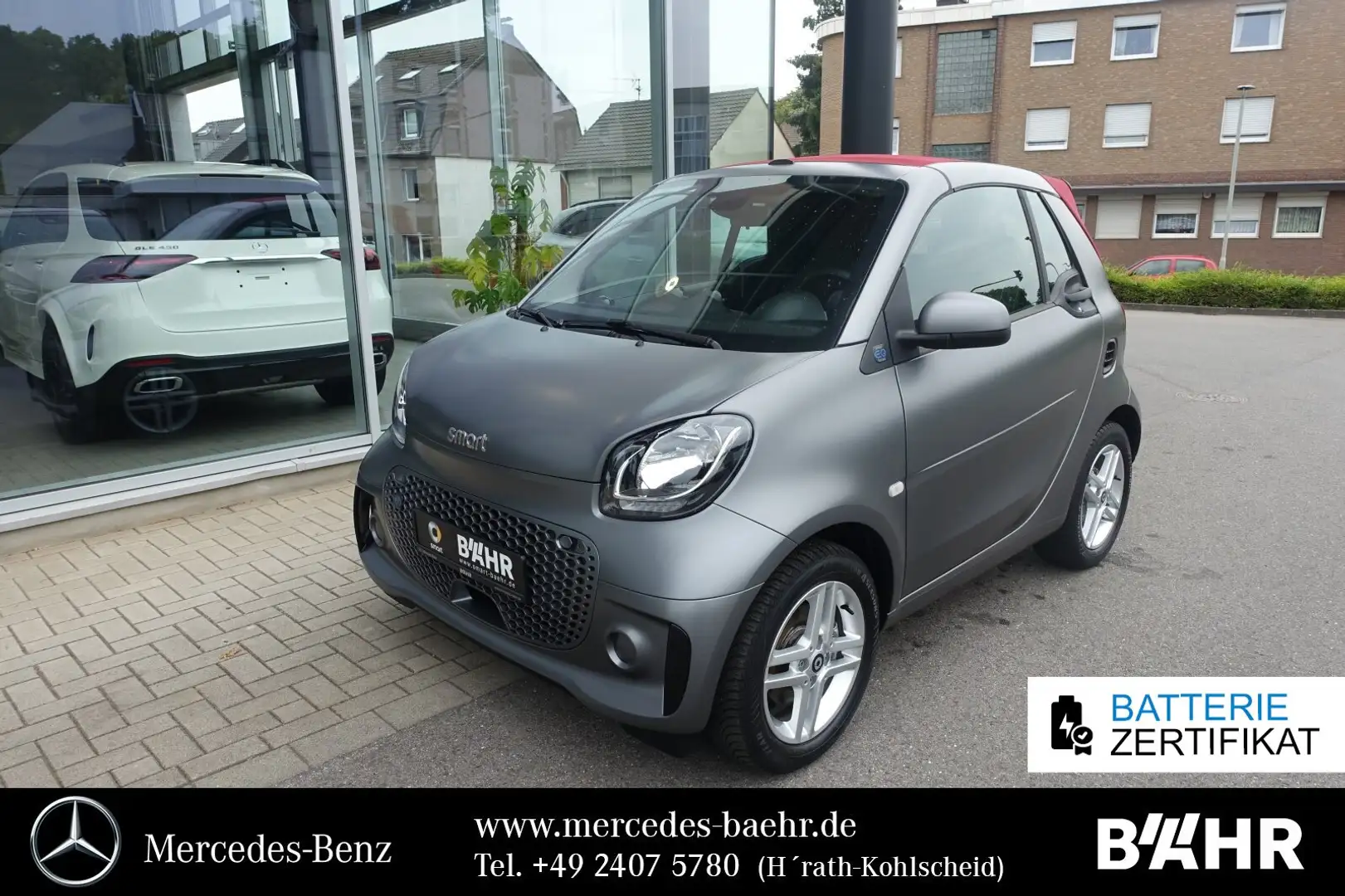 smart forTwo fortwo EQ cabrio passion/SHZ/Tempomat/LMR-15" Grau - 1