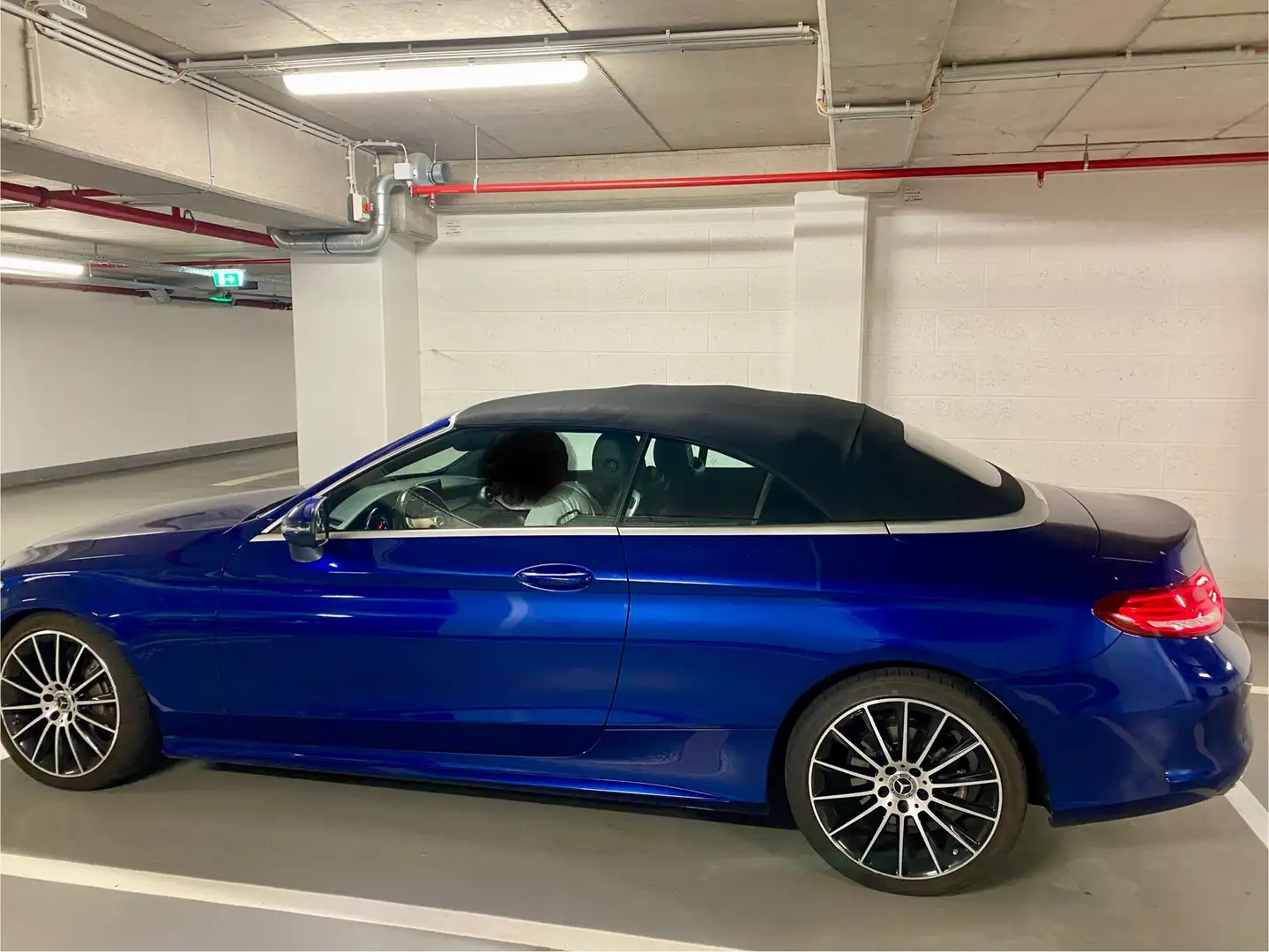 Mercedes-Benz C 220 C 220 d Cabrio 4Matic 9G-TRONIC Night Edition Bleu - 1