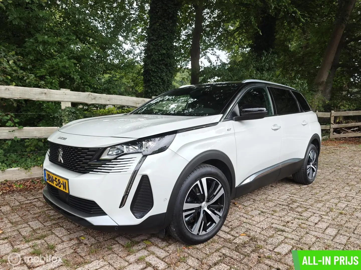 Peugeot 5008 1.2 131PK Automaat GT|7Pers|LED|Trekhaak|Adapt.cru Wit - 1