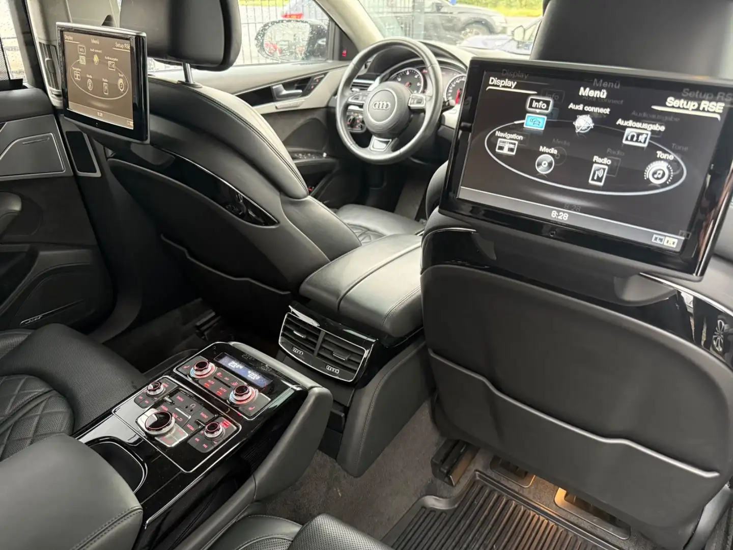 Audi A8 3.0 TDI Quattro *VOLL+FOND ENTERTAINMENT* Noir - 1