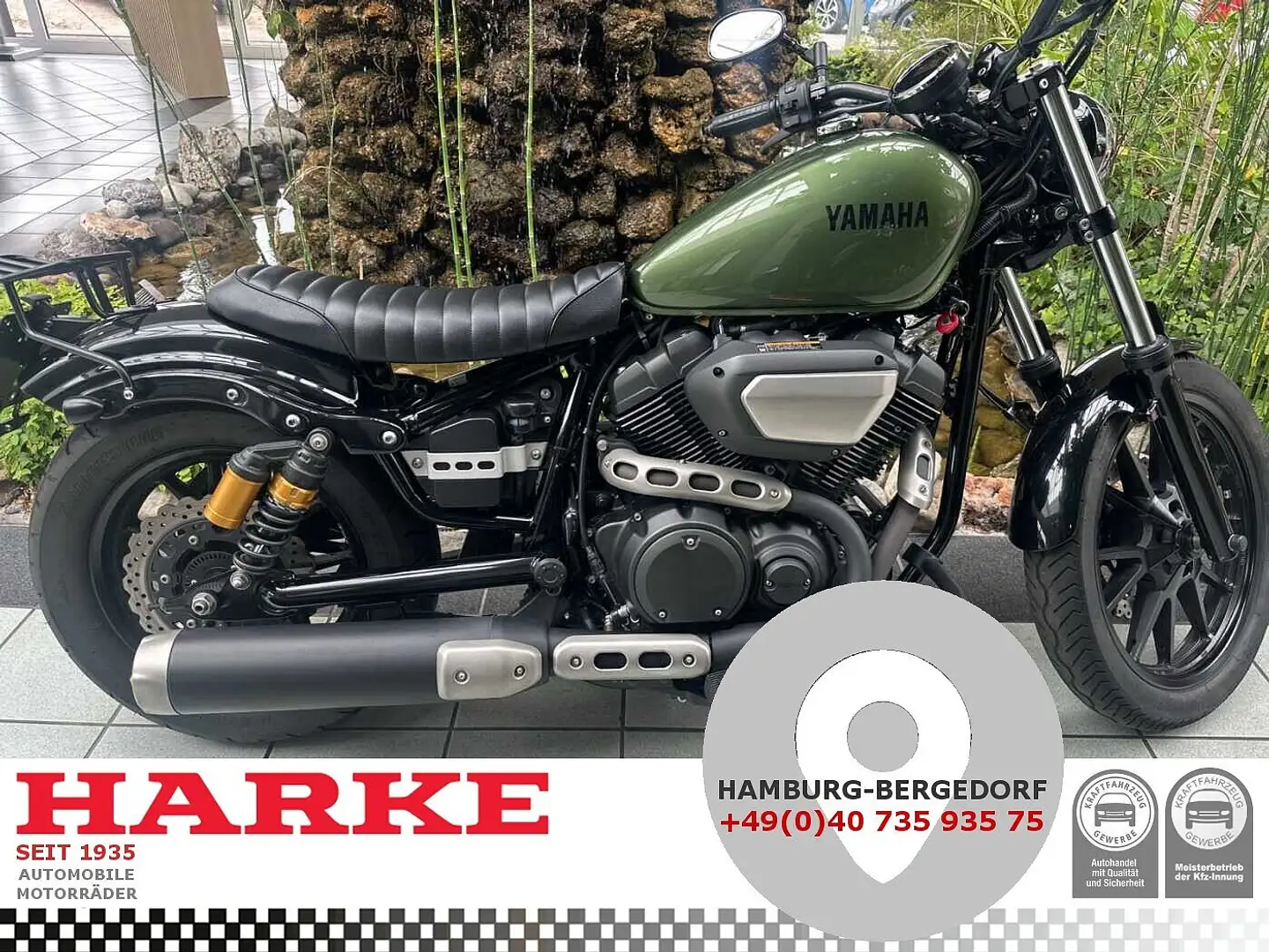 Yamaha XVS 950 CU ABS Green - 1