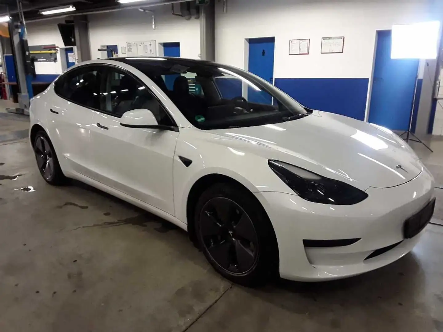 Tesla Model 3 RWD Erweiterter Autopilot 8fach bereift TÜV NEU Blanc - 2