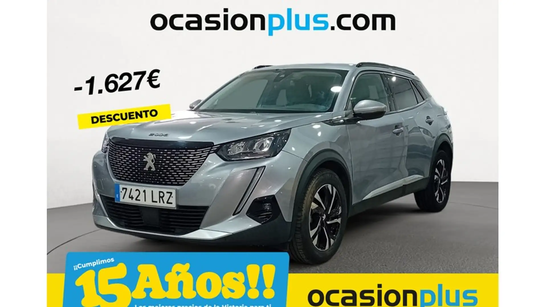 Peugeot 2008 1.2 PureTech S&S Allure Pack 130 Gris - 1