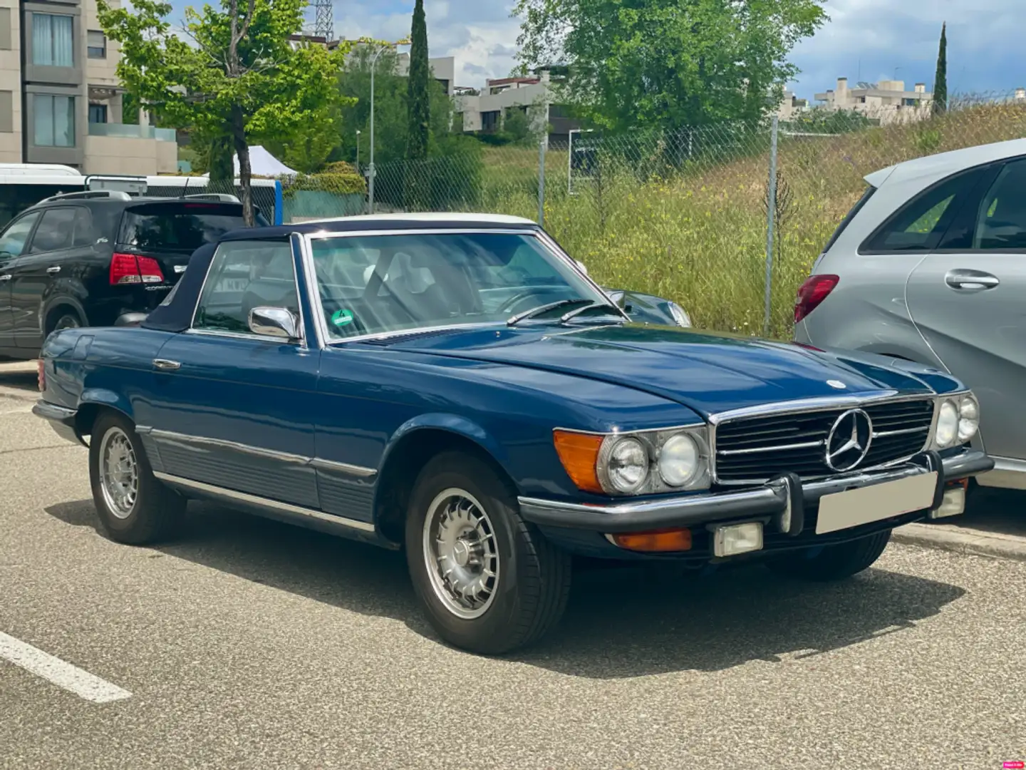 Mercedes-Benz SL 350 Aut. Modrá - 2