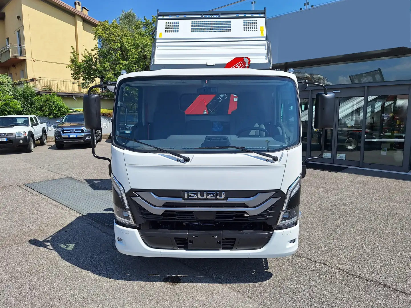 Isuzu M30 75qli Gru Fassi F50 A3 Ribaltabile trilaterale Bianco - 2