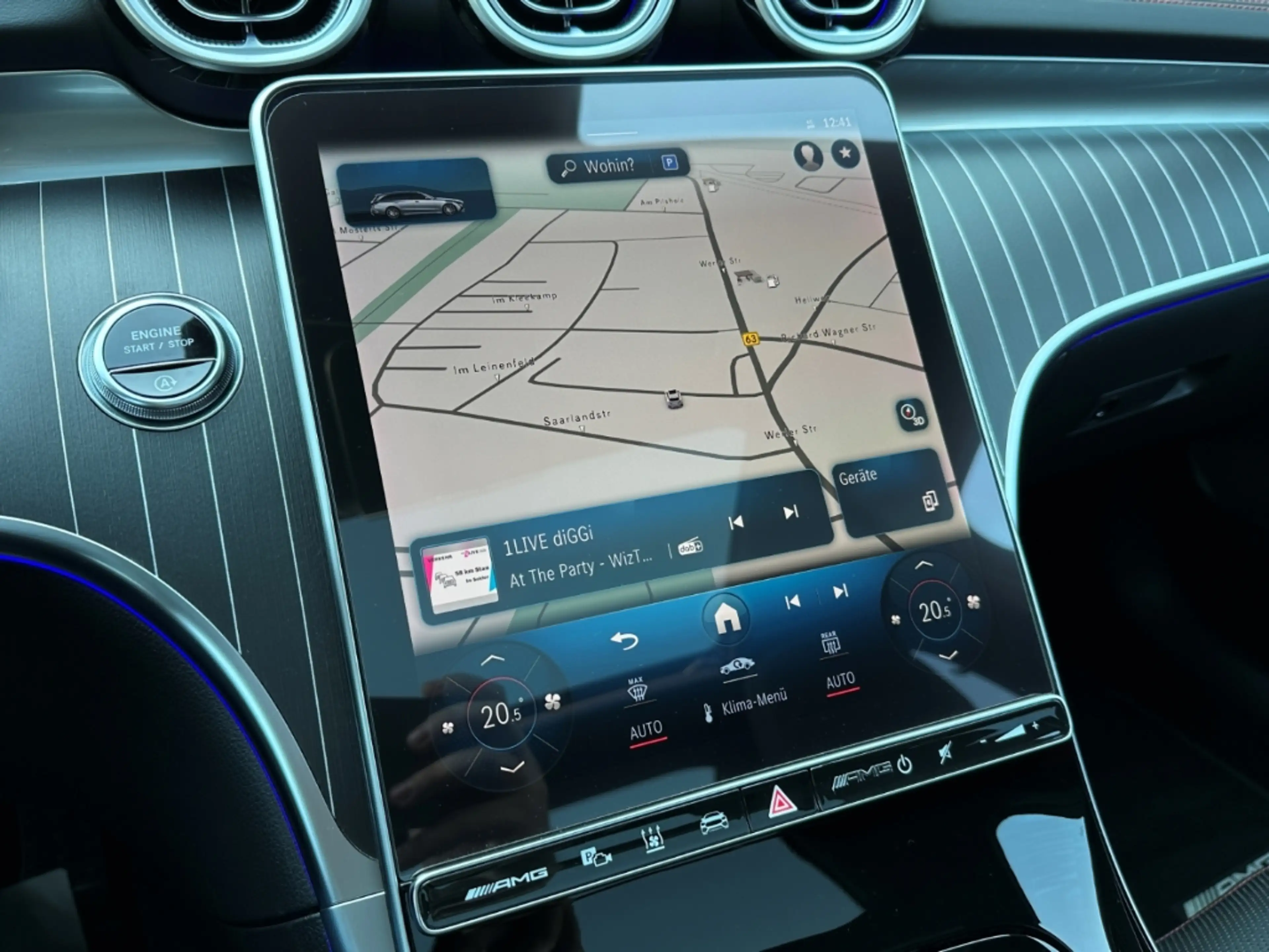 Mercedes-Benz C 43 AMG T 4M AMG-DRIVERS HUD NIGHT-II PANO 360° — photo 9